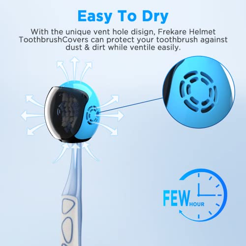 Helmet Toothbrush Covers Caps