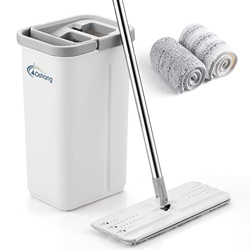 Flat Floor Mop and Bucket Set