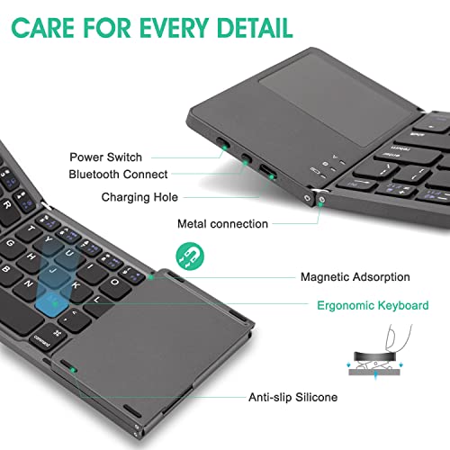 Foldable Bluetooth Keyboard