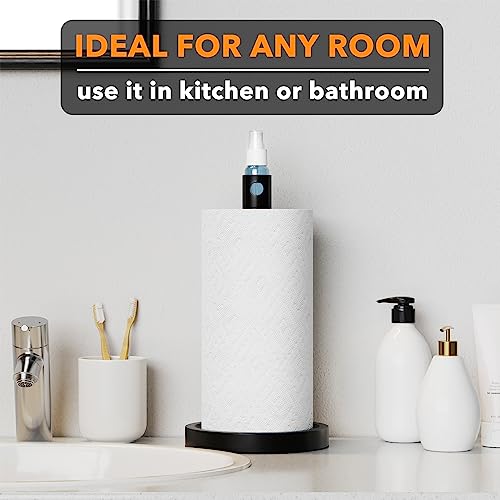 2 in 1 Paper Towel Holder with Spray Bottle