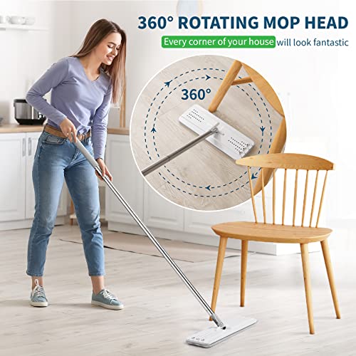 Flat Floor Mop and Bucket Set