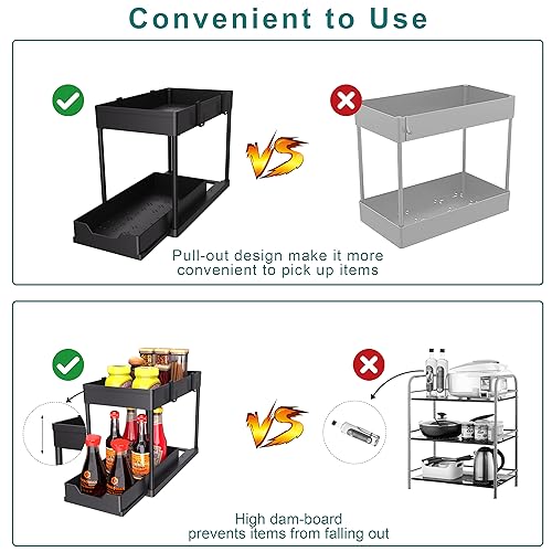 Under Sink Organizer 2 Pack