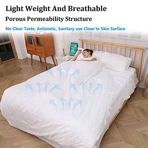 4 PCS Disposable Bed Sheets Travel Sheets for Hotel