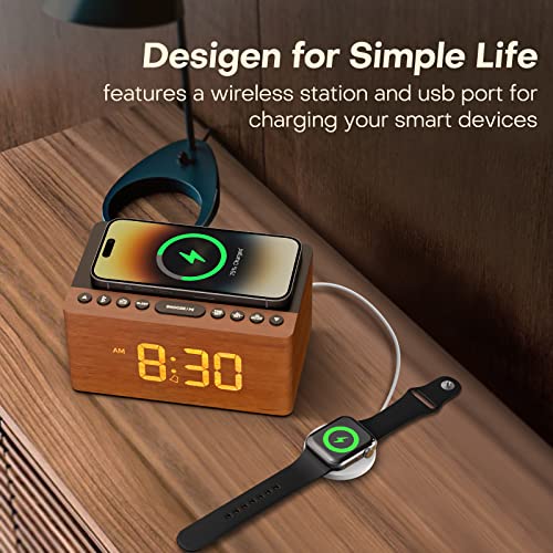 Alarm Clock Wireless Charging Station