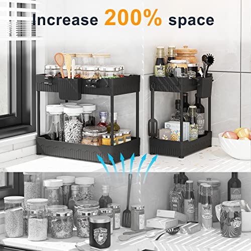 Sevenblue 2 Pack Under Sink Organizer